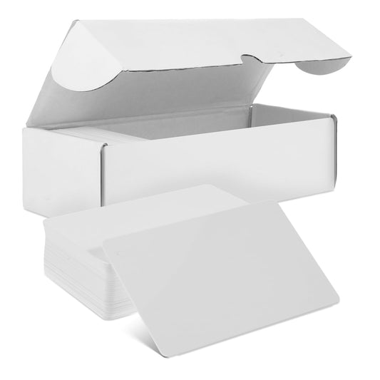 Yolev 100pcs Blank NFC Cards NFC Tags White NFC Cards NFC Business Card NFC 215 Card programmable NFC Tags for TagMo and NFC Enabled Devices