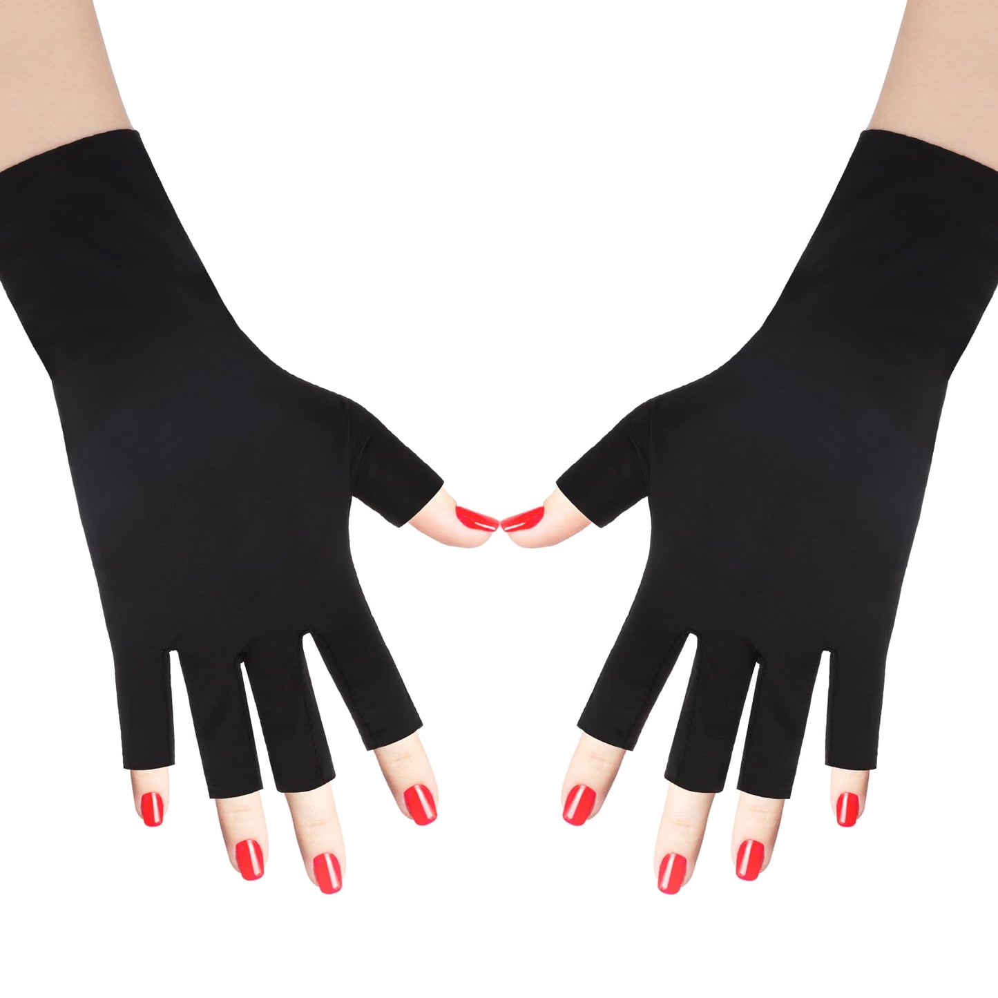 Sun Gloves for Women,UV Protection Professional Protection Gloves for Manicures,Anti UV Gloves for Gel Nail LampHands Cover for Outdoor Sports Touchscreen