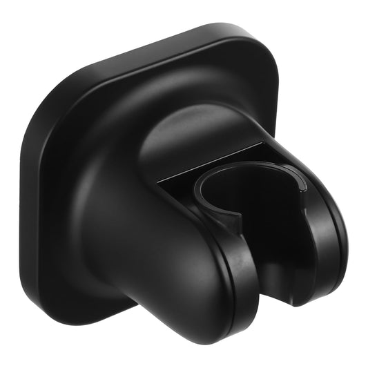 Handheld Shower Head Holder, 5 Position Adjustable, Concealed Adhesive Mount with Screw Option, Wall Mount Shower Hose Bracket, ABS Material, Matte Black