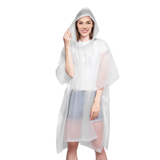 Reusable Rain Coat Adults with Hood,Reusable Rain Poncho for Adults,EVA 15mm Thickened Rain Poncho Adult Waterproof Raincoat Clear Rain Poncho for Camping, Hiking and Travel Outdoor Accessories
