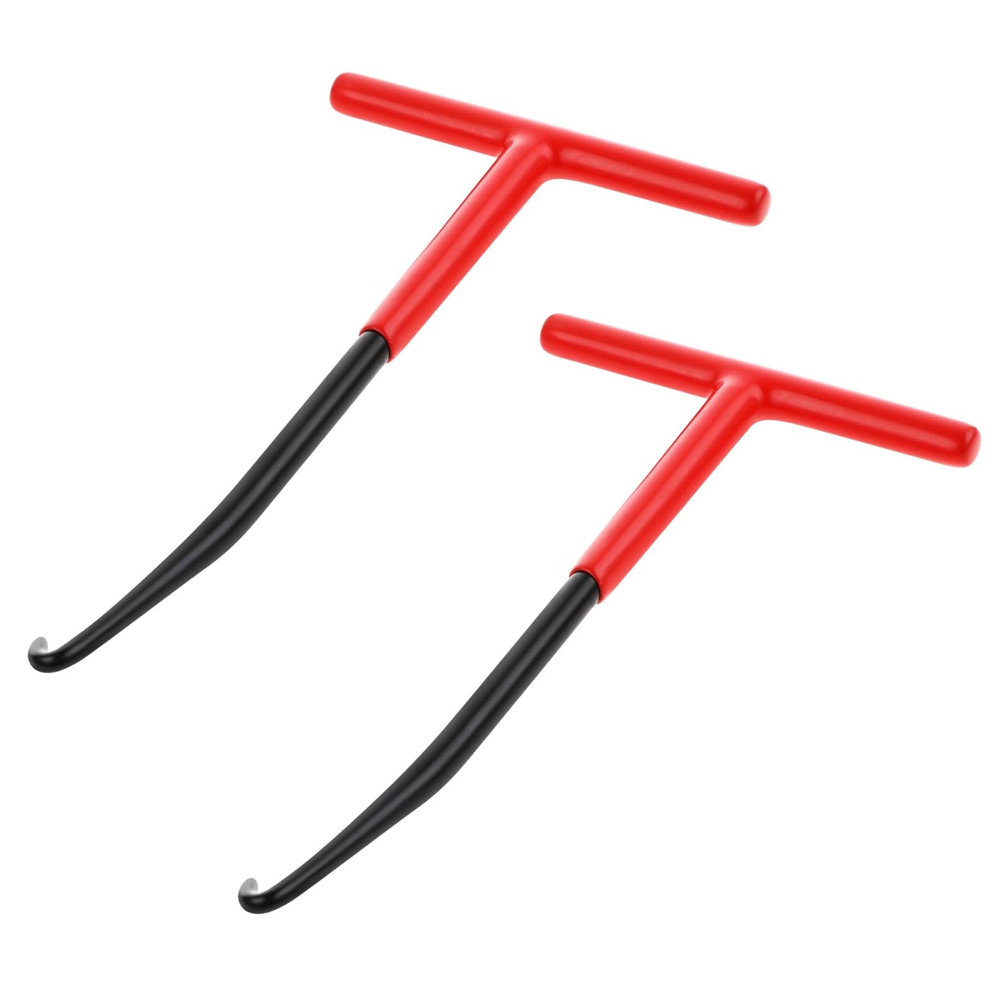 Lusofie Motorcycle Spring Puller Tool Exhaust Pipe Spring Hook Ergonomics T-Shaped Rubber Handle Easy-Grip Spring Supplies For Motocycle Disassembly Vehicle Maintenance