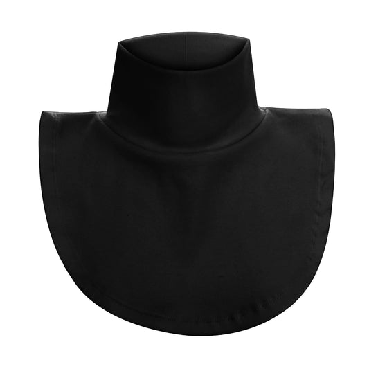 Lusofie 1Pc Women Fake Turtleneck, Mock Turtleneck for Women Cotton Fake Collar Half Blouse Cotton Fake Collar Half Blouse Black