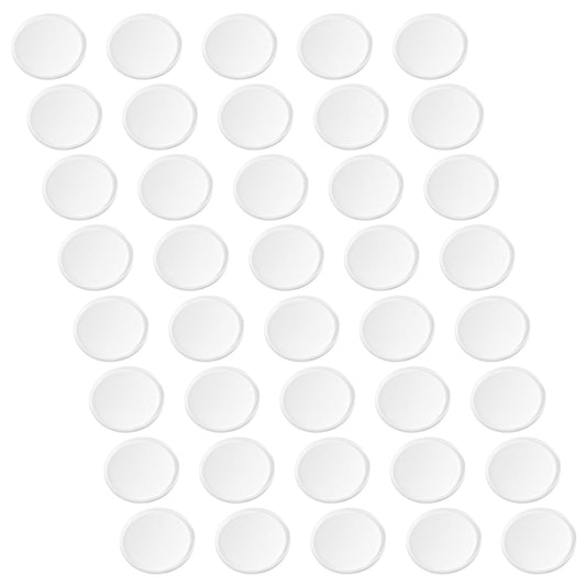 Yolev 40pcs Cabinet Bumpers Soft Self Clear Rubber Bumpers Self Adhesive Furniture Pads Clear Cabinet stoppers Furniture Noise Reducing Silicone Rubber Bumper Extremely Durable