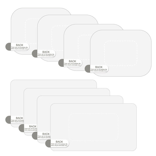 8Pcs Clear Electrostatic Stickers Dashcam Windshield,Sticke Sticker Shield for Windshields,Prevent Scratching & Falling,Windshield Sticker for Mounting Dash cam Phone Projection Screen