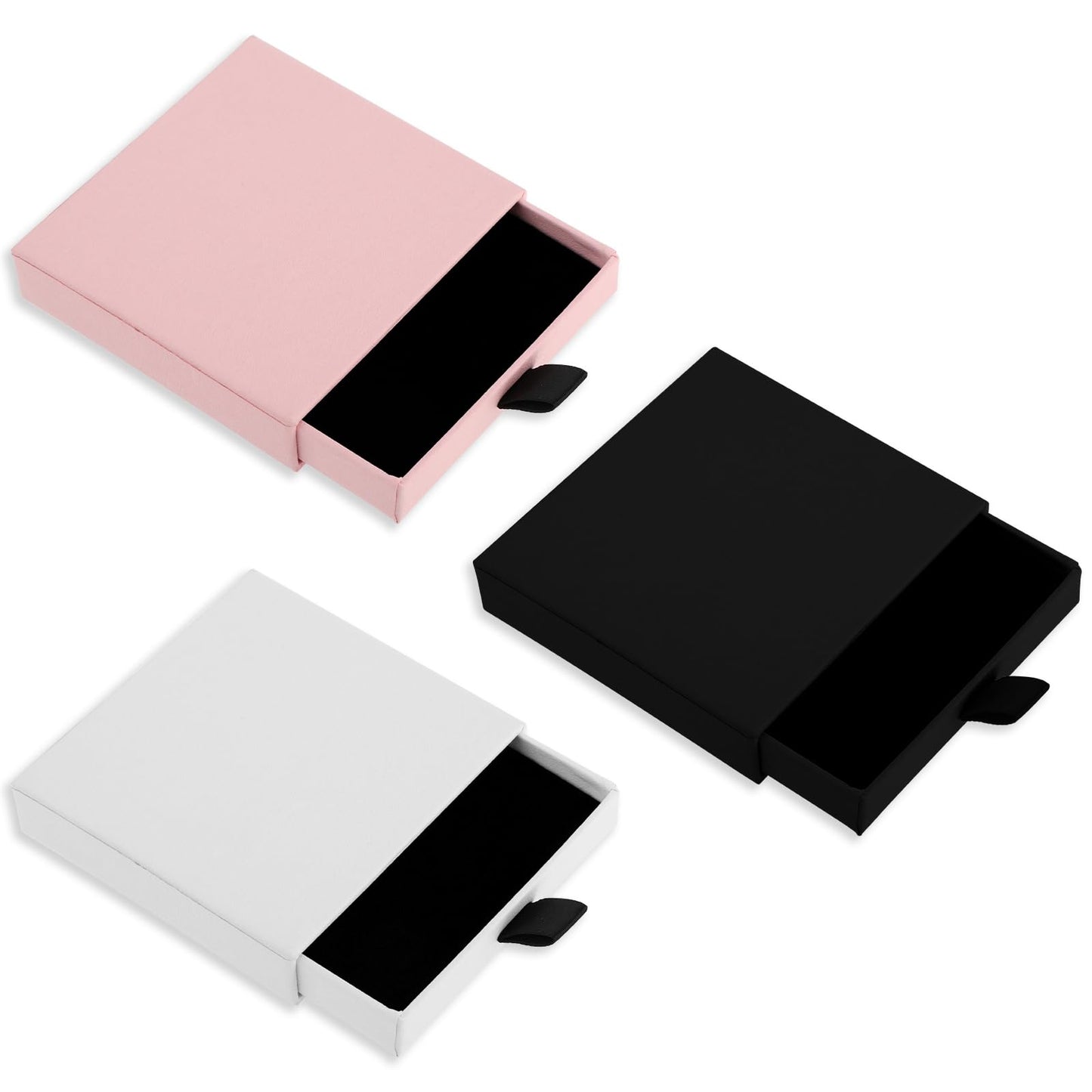 DIVINA VITAE 3 PCS Jewellery Gift Boxes, Small Gift Box, Gift Boxes with Lids for Necklace Bracelet Presents for Valentine's Day Birthdays Christmas Anniversaries Present Wrapping