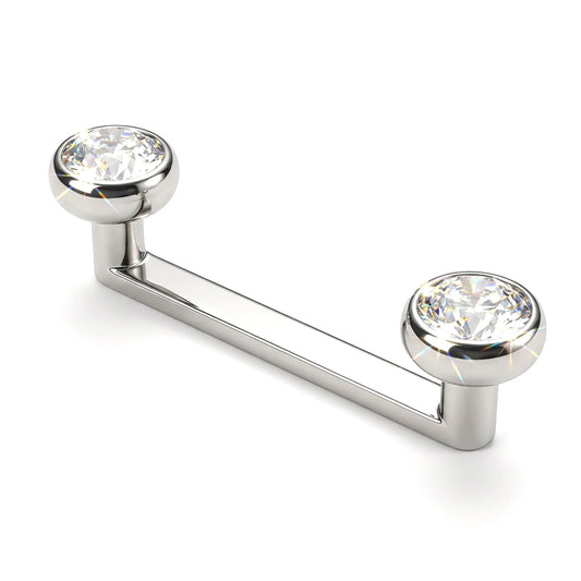 Fosaseua 14G Titanium Surface Tragus Piercing Jewelry 10mm/12mm(12mm)