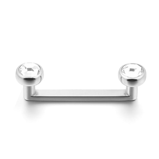 Fosaseua 14G Titanium Surface Tragus Piercing Jewelry 10mm/12mm(10mm)