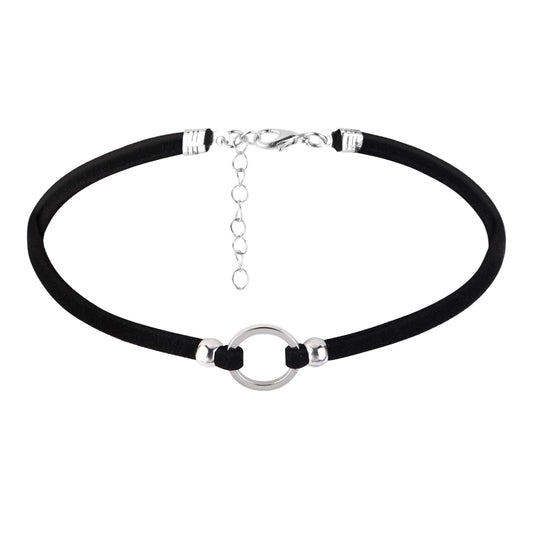 DIVINA VITAE Black Chokers for Women, Adjustable Black Velvet Choker, Boho Gothic Women's Choker Necklaces, Halloween Christmas New Year Jewelry Gift for Girls Women