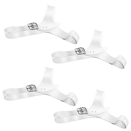 Lusofie 2 Pairs shoe straps for Heels Clear Detachable Laces Band Women's Detachable Anti-Slip Replacement Shoe Ankle Straps Belt for Women Holding High Heels