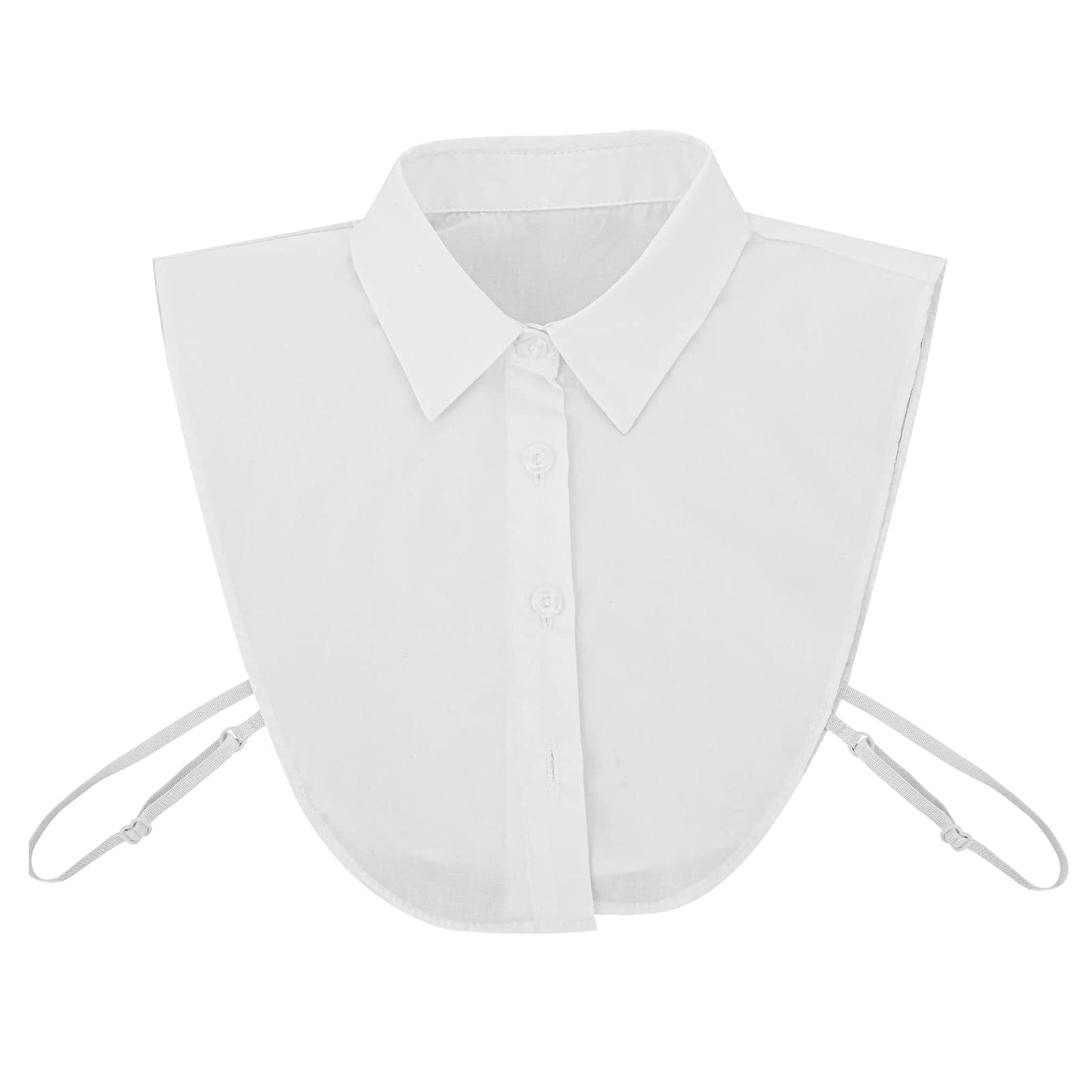 Lusofie White Fake Collar Detachable，Collar Blouse Half Shirts Collar White Pointed Collar for Women Office Lady Women Girls Decorative Favors