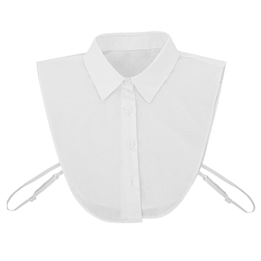 Lusofie White Fake Collar Detachable，Collar Blouse Half Shirts Collar White Pointed Collar for Women Office Lady Women Girls Decorative Favors