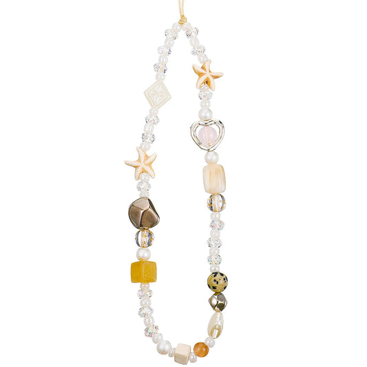 Tucnoeu Beaded Camera Wrist Strap,Beaded Phone Charms Strap,Cute Digital Camera Charm Lanyard,Phone Keychain Decoration for Wallet Phones Case Accessories