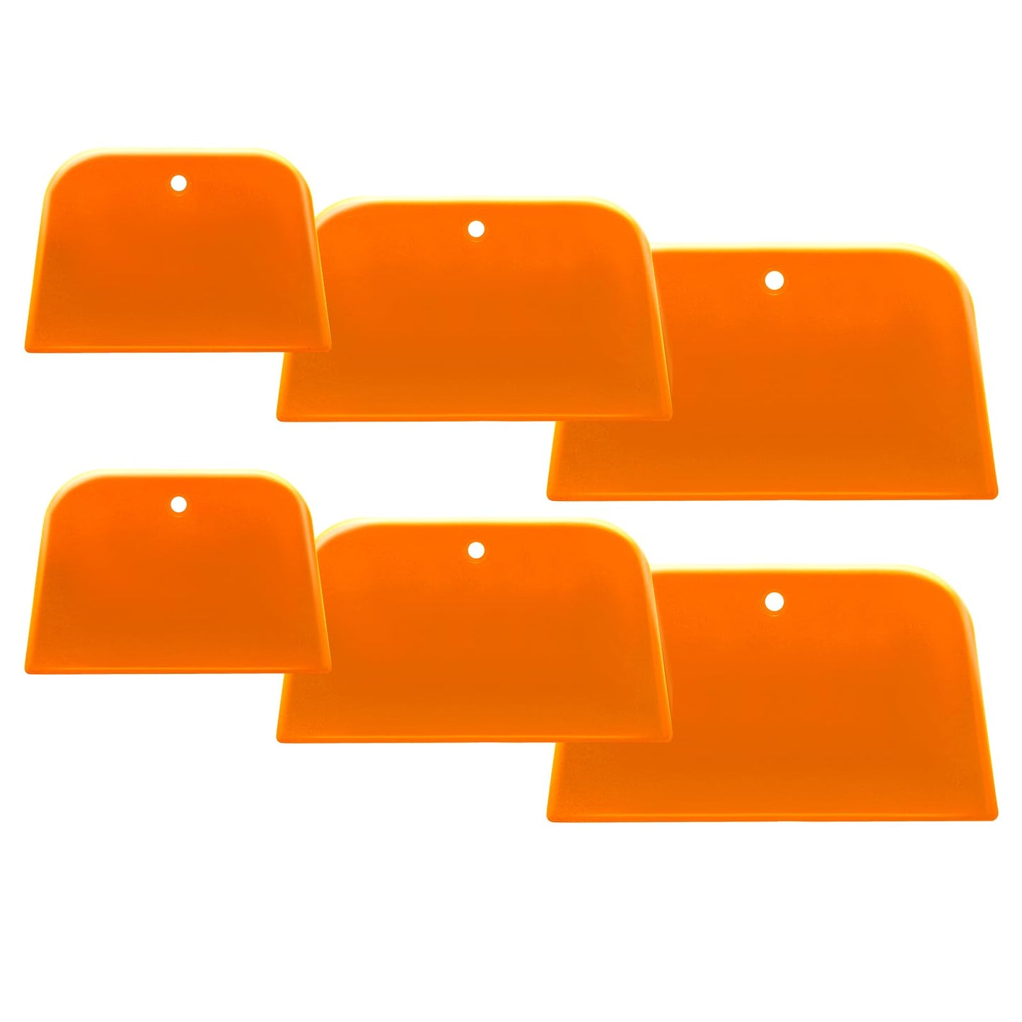 DIVINA VITAE Body Filler Spreaders Automotive Plastic Spot Putty Body Filler Repair Putty Glue Spreader Tool Car Body Maintenance(6PCS and 3sizes)