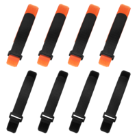 Bike Rack Straps, 8 Pcs Adjustable Bike Wheel Strap with Hook and Loop, Bike Wheel Stabilizer Strap, Bike Tie Down Straps for Rack Car and Wall Mount