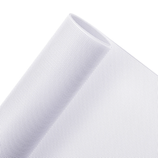 Waterproof Fursuit Eye Mesh, 0.2mm Thick White PVC Plastic Mesh, 30cm x 1m, 0.8mm Holes, Plastic Mesh Sheet Ideal for Mask Eyes, Furries Cosplay, Props, Sculpting, Decor, and Craft Making