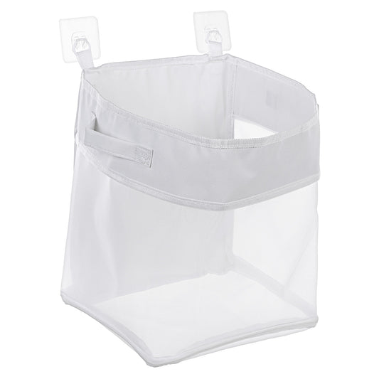 Bath Toy Organizer, Mesh Bathtub Toy Storage Large Capacity Shower Toy Holder Wall-Mounted Large Opening Quick Access Bath Toy Basket Toddler Bath Gift