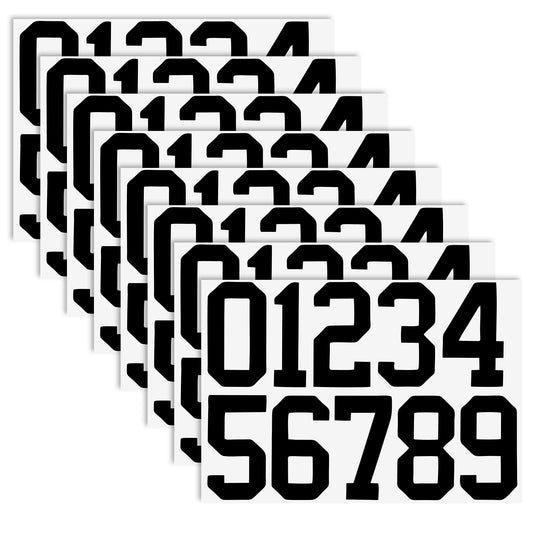 8 Sheets Mailboxes Numbers for Outside Reflective Vinyl Number Stickers 1-10 Waterproof Mailbox Numbers Stickers 3 Inch Mail Box Number Decals Self Adhesive House Address Numbers for Mailbox Car Home