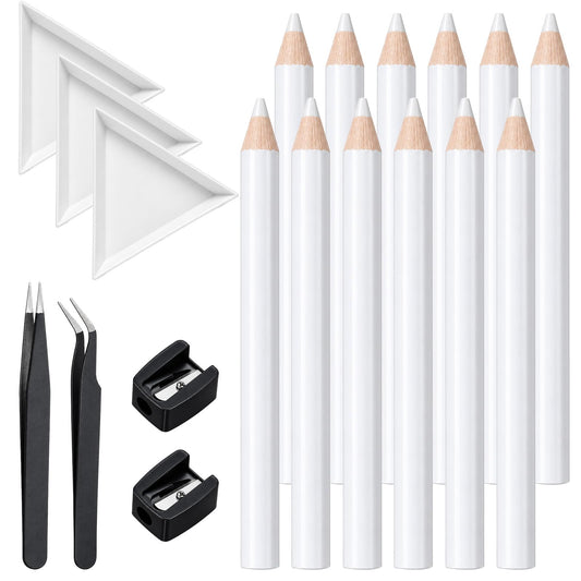 Ziuohaa 22Pcs Wax Pencil for Rhinestones, Self Adhesive Wax Pen