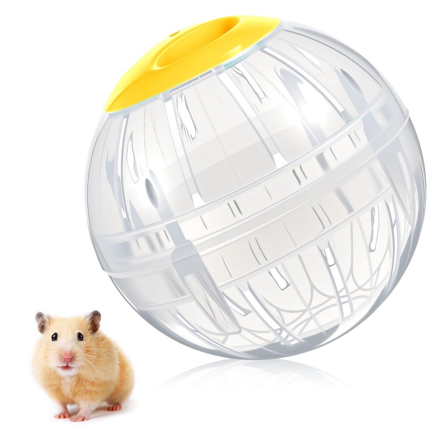 Fiyooau 5.7 Inch Hamster Ball, Clear Hamster Exercise Ball