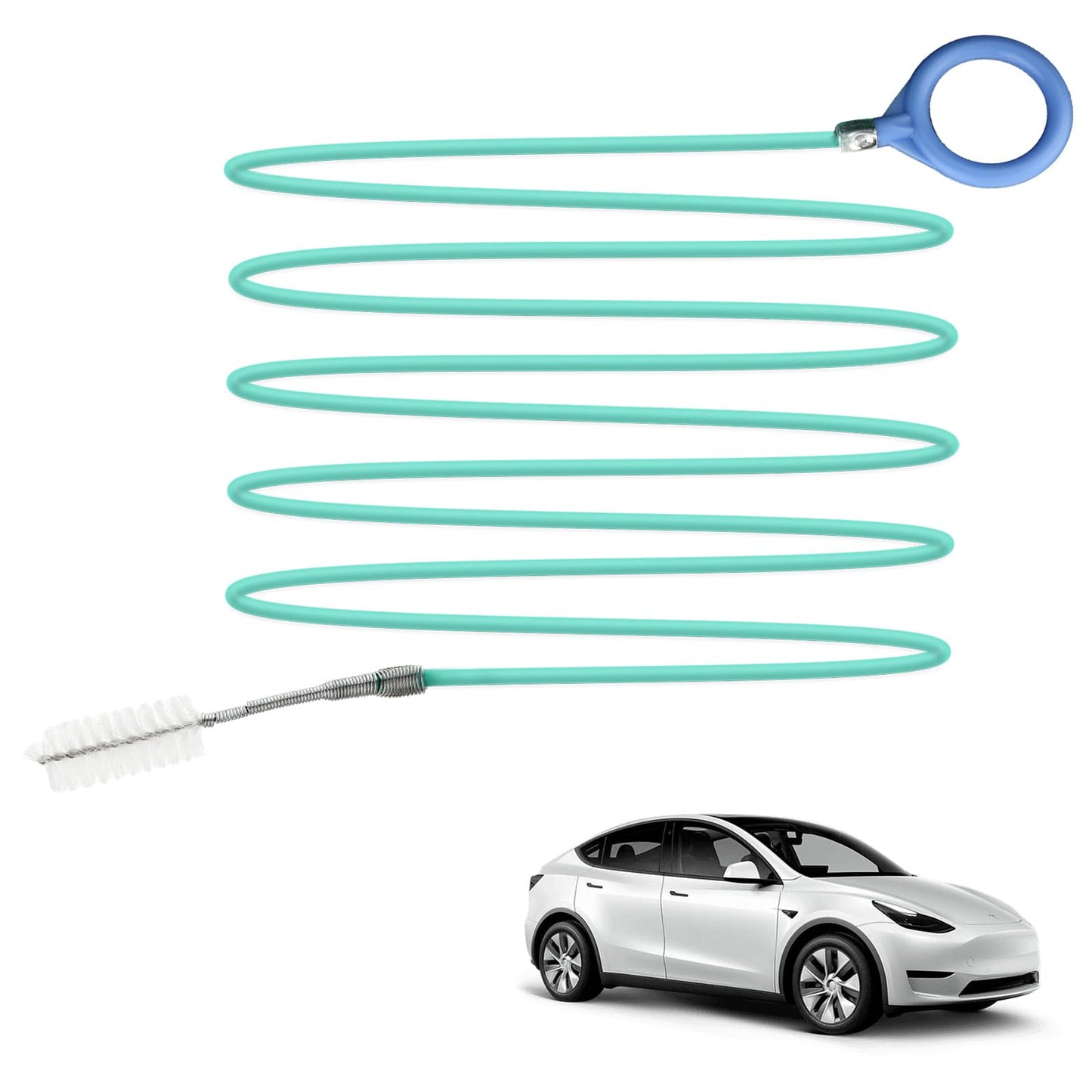 118inch Auto Sunroof Drain Cleaning Tool,Extra Long Pipe Cleaners,Soft Skinny Pipe Drain Dredge Cleaning Tool Specially Designed For Car Sunroofs and Wiper Drain Holes