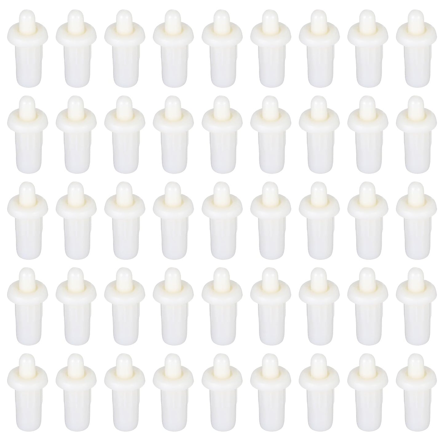 100Pcs Spring Loaded Shutter Repair Pins - White Replacement Pins for Plantation Shutters & Window Hardware,Windows Tools Supplies