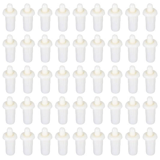 100Pcs Spring Loaded Shutter Repair Pins - White Replacement Pins for Plantation Shutters & Window Hardware,Windows Tools Supplies