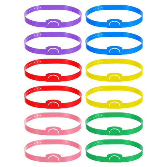 Fiyooau 12 Pcs Headbands Game, Adjustable Guess Who Game Headbands Can Insert Card Headband for Kids and Adult Family Game Night Interactive Party Activities