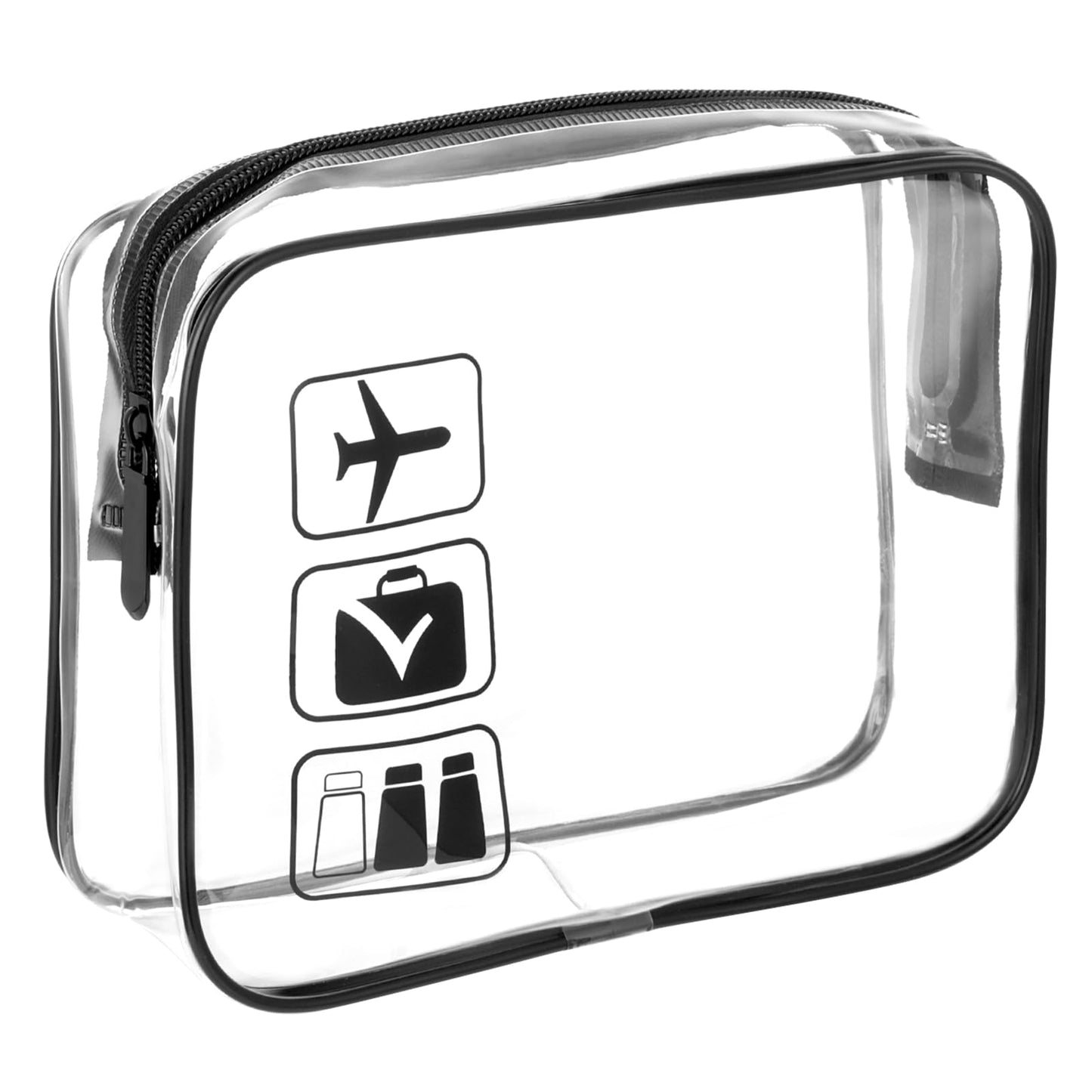 DIVINA VITAE Clear Travel Toiletries Bag Clear Travel Toiletries Bag proved Toiletry Bags with Zippers Travel Accessories Portable Waterproof Cosmetic Makeup Bags for Women and Men