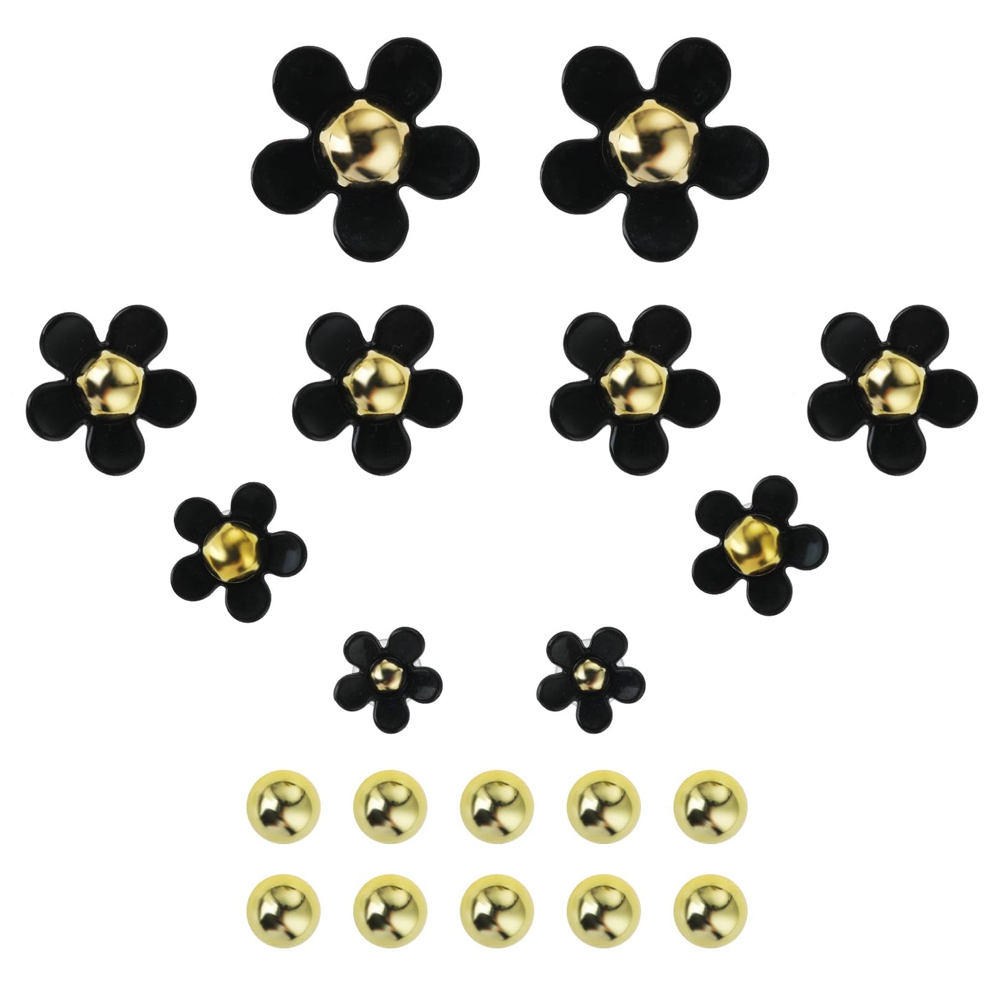 Lusofie 20PCS Pearl and Flower Charms for Women and Girls Designer Shoe charms Cute Flower Pins, Cool Trendy Shoe Decoration, Luxury Clog Accessories Wristband,