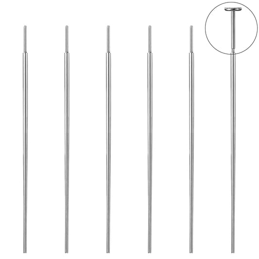 Yolev 6 Pcs Stainless Steel Piercing Taper 20G Piercing Changing Tool Puncture Aids Body Taper Piercing Kit
