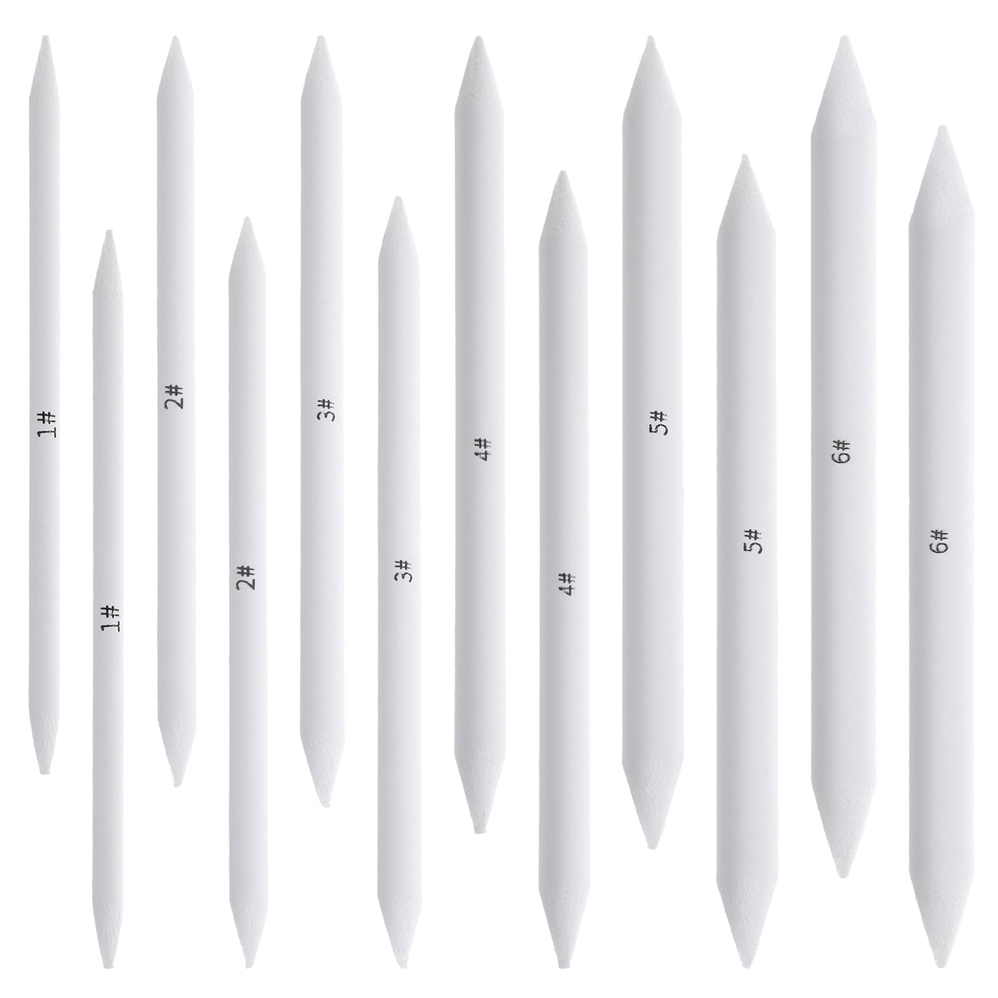 Yolev 12 Pcs Blending Stump and Tortillions, Paper Art Blenders, Art Pencils, Drawing Pencils Pencil Sharpener Pointer for Student Sketch Drawing Accessories Artist Charcoal Sketch Drawing Tools