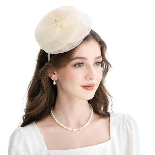 Fascinators Hats for Women, Tea Party Derby Hat for Wedding Dress Party