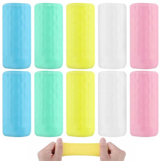 10Pcs Elastic Sleeves for Leak Proofing Silicone Toiletry Bottle Covers Reusable Travel Container Sleeves for Body Wash Shampoo Container in Travel Bag(Multi-Color)