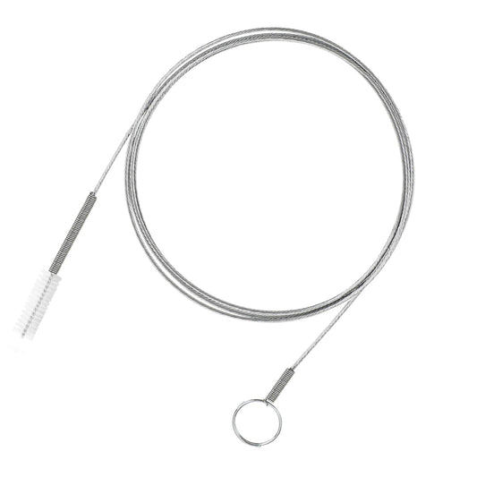 61In Long Straw Cleaner Brush,Stainless Steel Long Pipe Cleaners with Nylon Bristles Pipe Cleaners for Cleaning Aquarium Brush for Pipe Cleaner,Home Kitchen