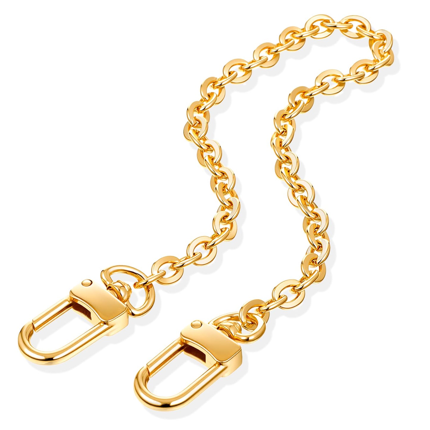 13 Inch Mini Copper Purse Chain, Gold Bag Chain, Shoulder Crossbody Strap Bag Accessories Charm Decoration