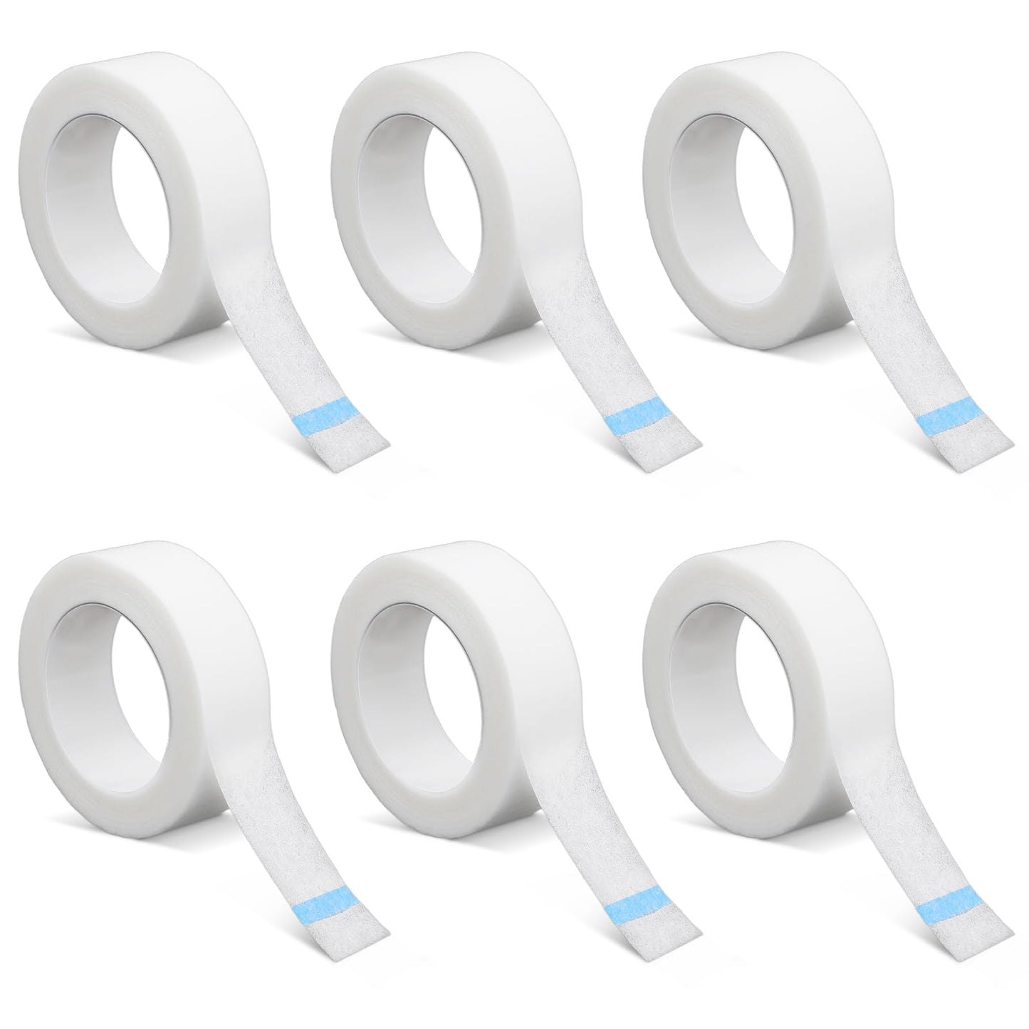 8 Rolls Lash Tape 0.5 Inch X 10 Yard Eyelash Tape Lash Tape for Eyelash Extension Eyelash Tape Medical Tape Sensitive Skin For Lashes, Makeup, Wound Care