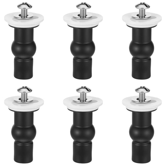 Toilet Seat Fixing Toilet Seat Screws Replacement Parts Toilet Seat Fixed Screw Toilet Lid Attachment Toilet Fixings Pack of 6