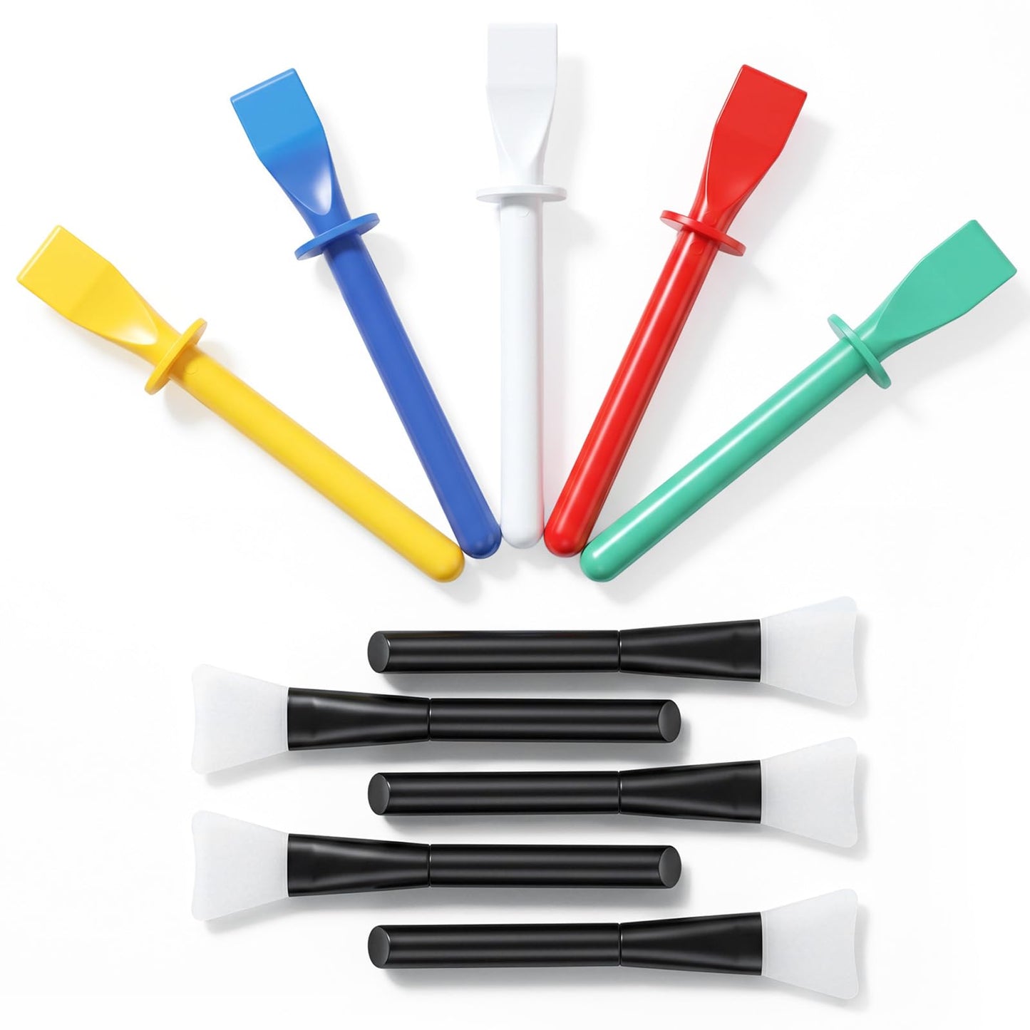5pcs Glue Spreader Applicator Plastic Silicone Glue Brush Easy Clean