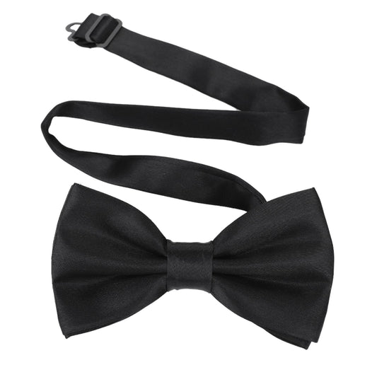 Yolev Black Bow Tie for Boy, Men Adjustable Pre-tied Bow Ties Set, Gift Idea for Adults & Children Classic Adjustable Bow Tie