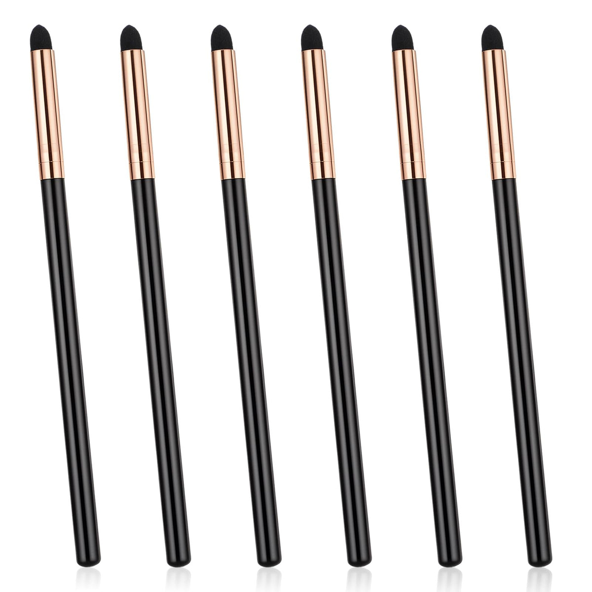 6Pcs Eyeliner Smudge Brush Sponge Pointed Pencil Brush for Eye Makeup