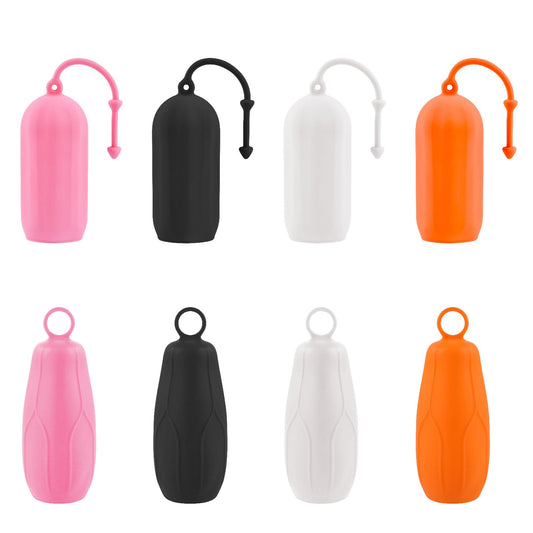 8 Pack Reusable Silicone Travel Sleeves Bottle Covers for Travel Leak Proof Locks Toiletry Skins Portable Silicone Bottle Covers with Ring Hook Silicone Bottle Covers for Most Size Bottles