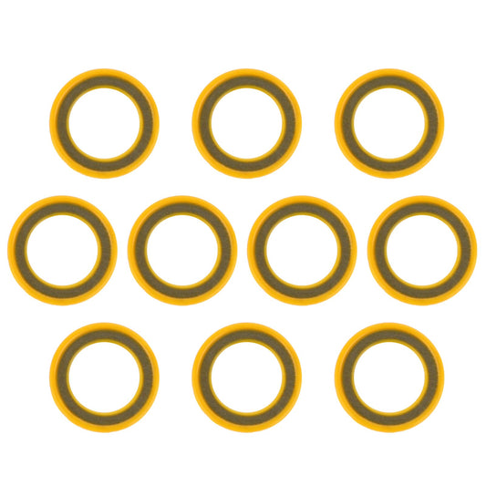 10Pcs 26-830749 Gearcase Drain Plug Seal Washer Gaskets for Lower Unit Gear Oil Pump,Compatible with Mercury Marine/Mercruiser