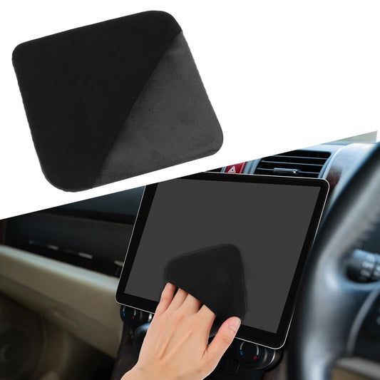 HaiFafafaing Microfiber Car Screen Cleaner, Foldable Touch Screen Cleaning Cloth for Vehicle Dashboard LCD Display, Interior Car Accessories(Square)