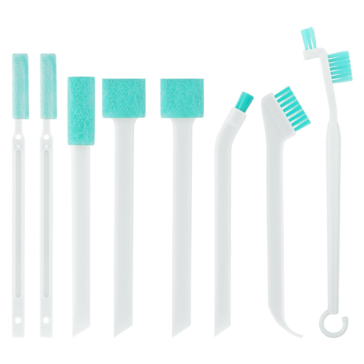 Yolev 8-Pack Small Cleaning Brush Crevice Detail Cleaning Brush Home Cleaning Brush Set For Small Spaces Keyboard Bottles Corners