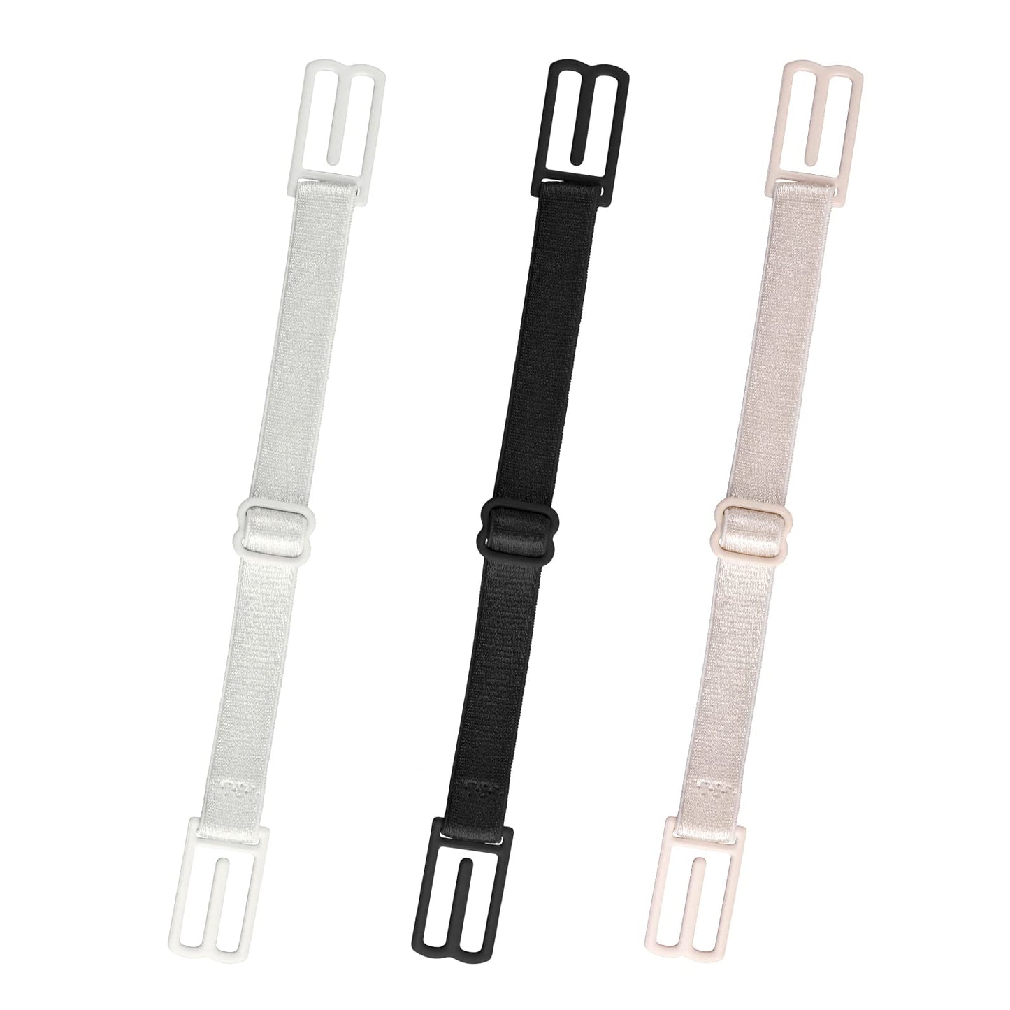 Lusofie 3Pcs Women's Bra Strap Clips Holder Stop Slipping Adjustable Bra Clips for Back Non-Slip Elastic Bra Strap Clips for Running Climbing Exercising