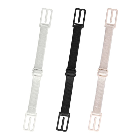 Lusofie 3Pcs Women's Bra Strap Clips Holder Stop Slipping Adjustable Bra Clips for Back Non-Slip Elastic Bra Strap Clips for Running Climbing Exercising