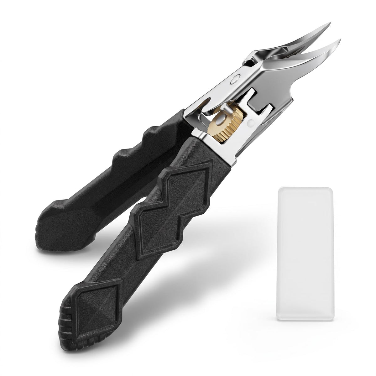 Ingrown Toenail Clippers with Safety Lock and Slanted Curved Sharp Blade