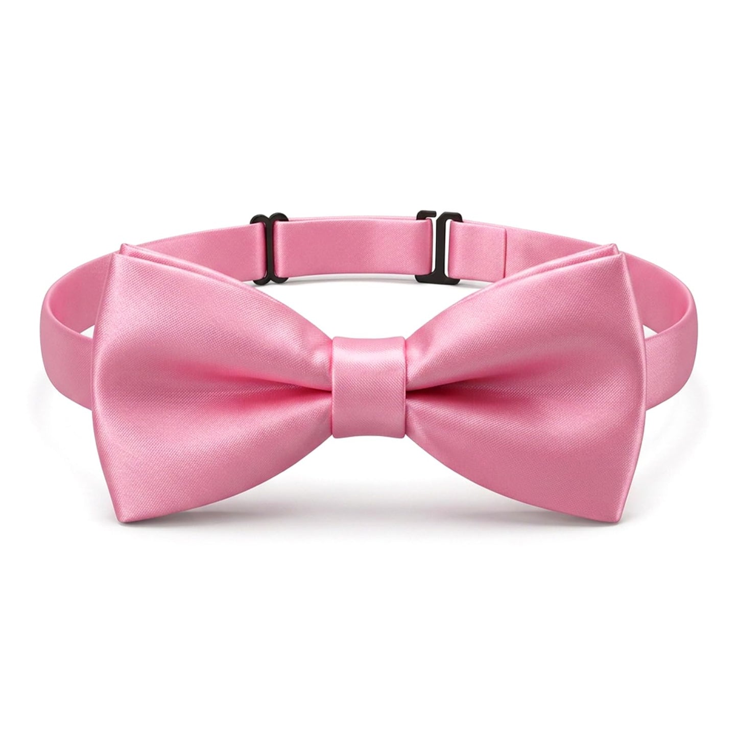 Telooco Light Pink Bow Ties for Boys Pre-tied Kids Bow Tie Adjustable Solid Color Toddler Bowtie for Boys Girls School Wedding Party