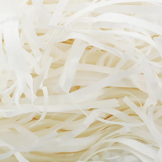 Shredded Tissue Paper White Boxes Shredded Paper for Hampers Easter Shredded Tissue Paper White Packaging Filler Gift White Confetti Paper Shreds Stuffing for Birthday Packaging Wrapping
