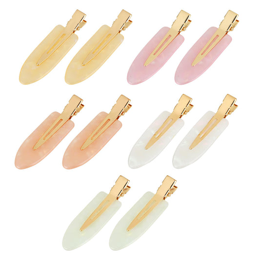Lusofie 10Pcs No Bend Hair Clips, 2.4" Flat Clips Creaseless Hair Clips Duck Billed Hair Clips Salon Hair Clips Makeup Hair Clips Hair Accessories for Women Girls